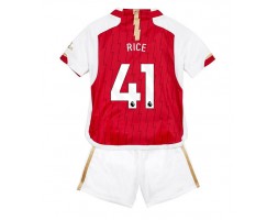 Arsenal Declan Rice #41 Hemmaställ Barn 2023-24 Kortärmad (+ Korta byxor)